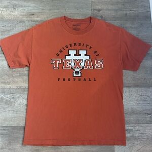 Vintage Inspired University of Texas Football Burnt Orange Tee Sz M